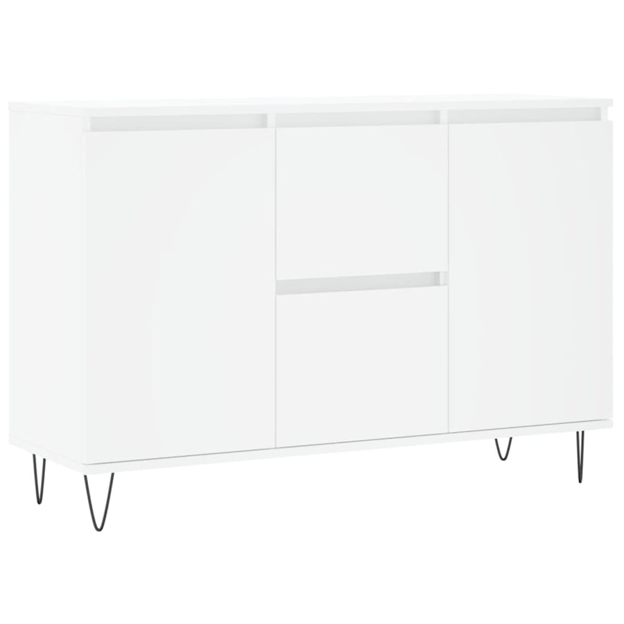 Dressoir 04X35X70 Cm Bewerkt Hout Wit