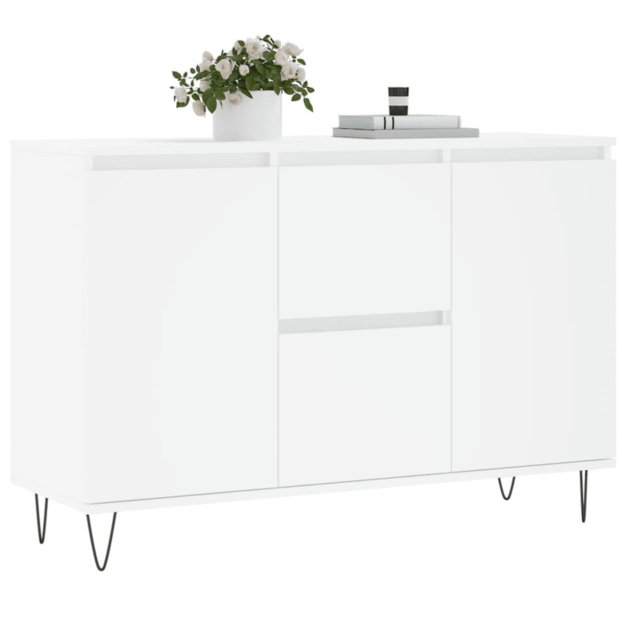 Dressoir 04X35X70 Cm Bewerkt Hout Wit