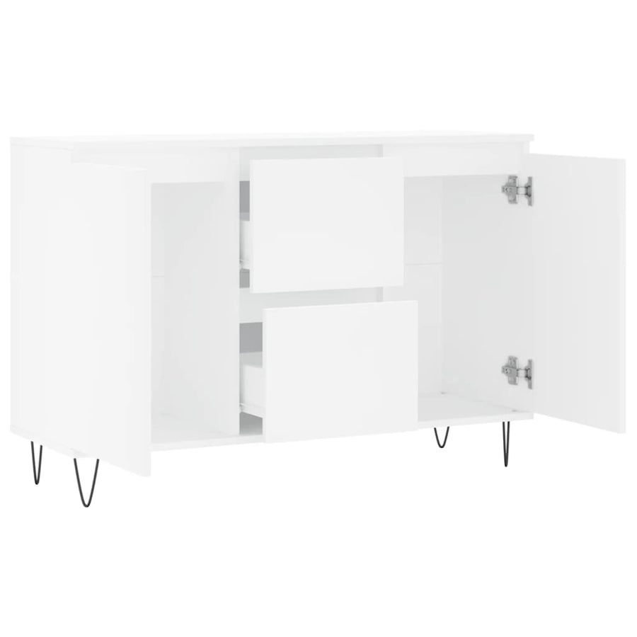 Dressoir 04X35X70 Cm Bewerkt Hout Wit