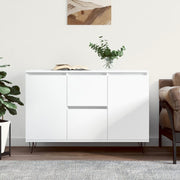 Dressoir 101,5x35x70 cm bewerkt hout wit