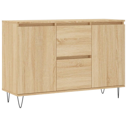 Dressoir 04X35X70 Cm Bewerkt Hout Kleurig Sonoma eiken
