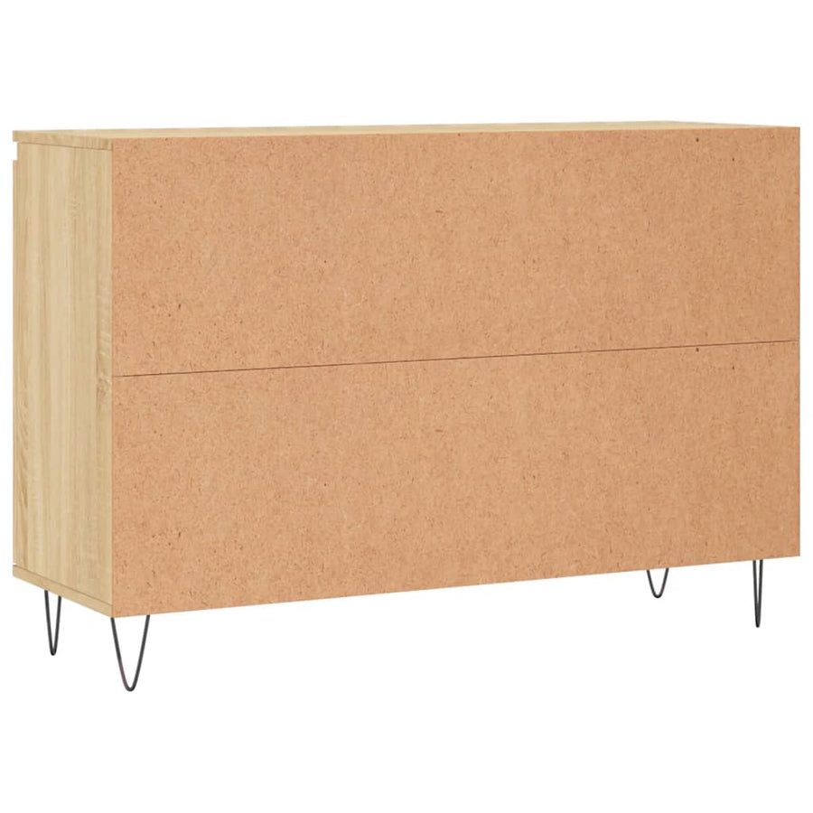 Dressoir 04X35X70 Cm Bewerkt Hout Kleurig Sonoma eiken