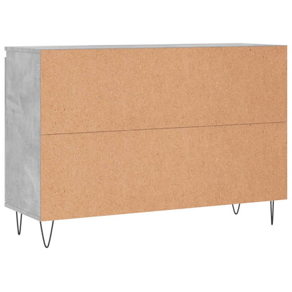 Dressoir 04X35X70 Cm Bewerkt Hout Betongrijs
