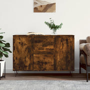 Sideboard 101.5x35x70 cm engineered wood smoked oak look