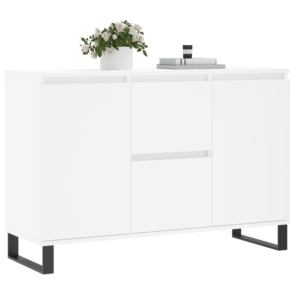 Dressoir 104X35X70 Cm Bewerkt Hout Wit