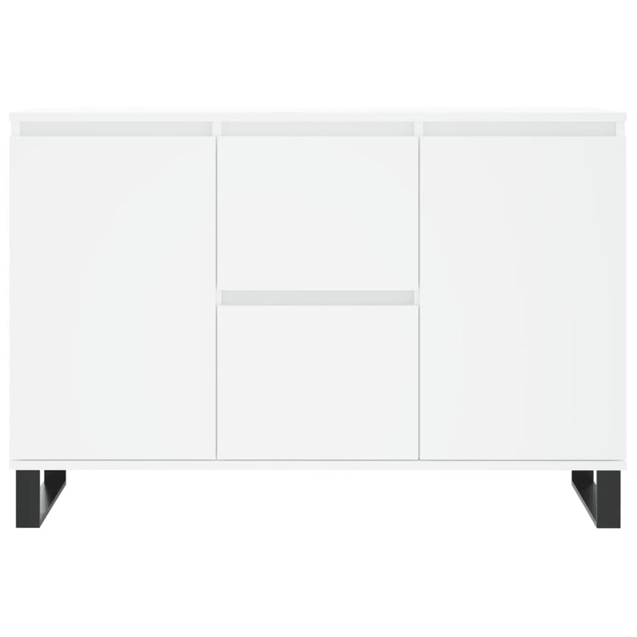 Dressoir 104X35X70 Cm Bewerkt Hout Wit