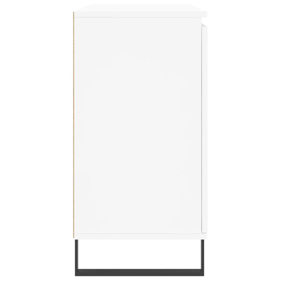 Dressoir 104X35X70 Cm Bewerkt Hout Wit