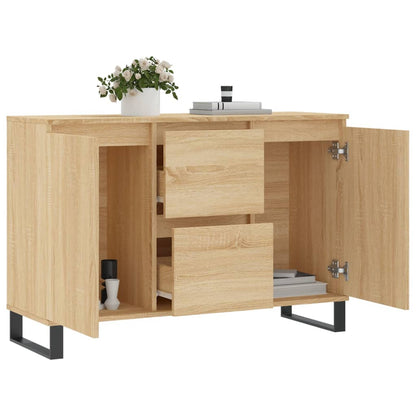 Dressoir 104X35X70 Cm Bewerkt Hout Sonoma Eikenkleurig