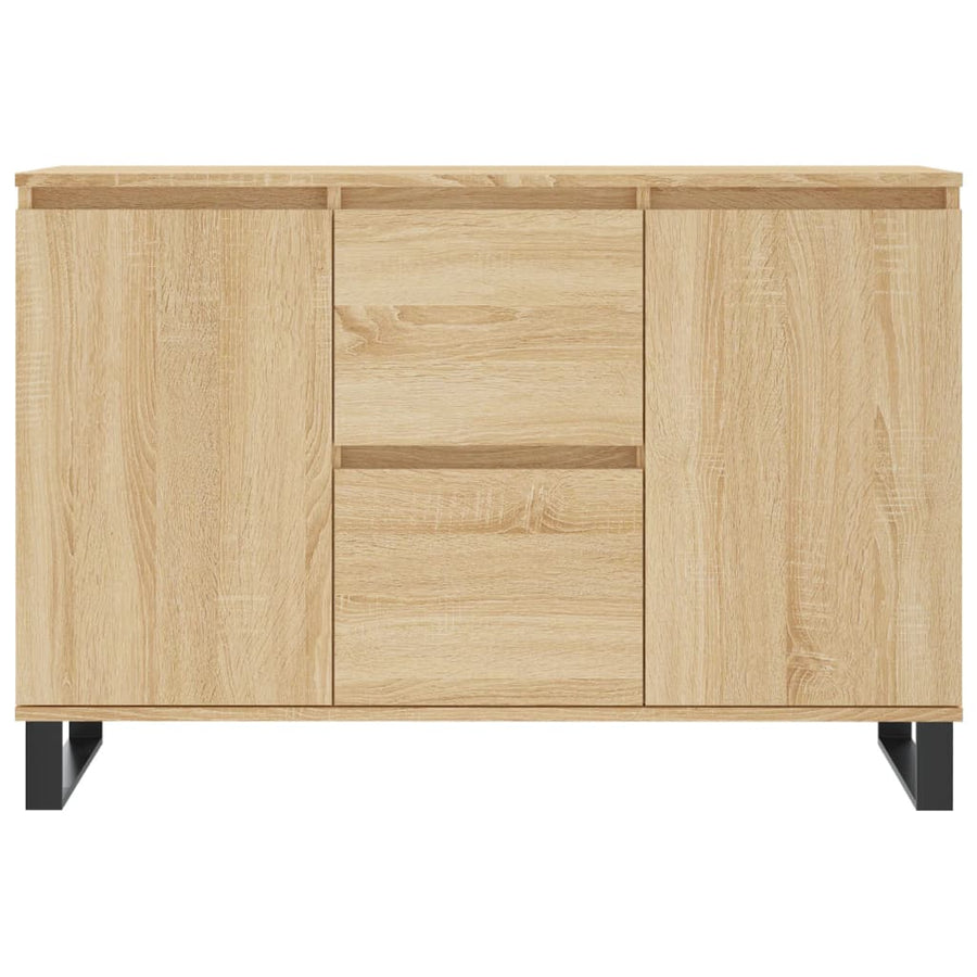Dressoir 104X35X70 Cm Bewerkt Hout Sonoma Eikenkleurig