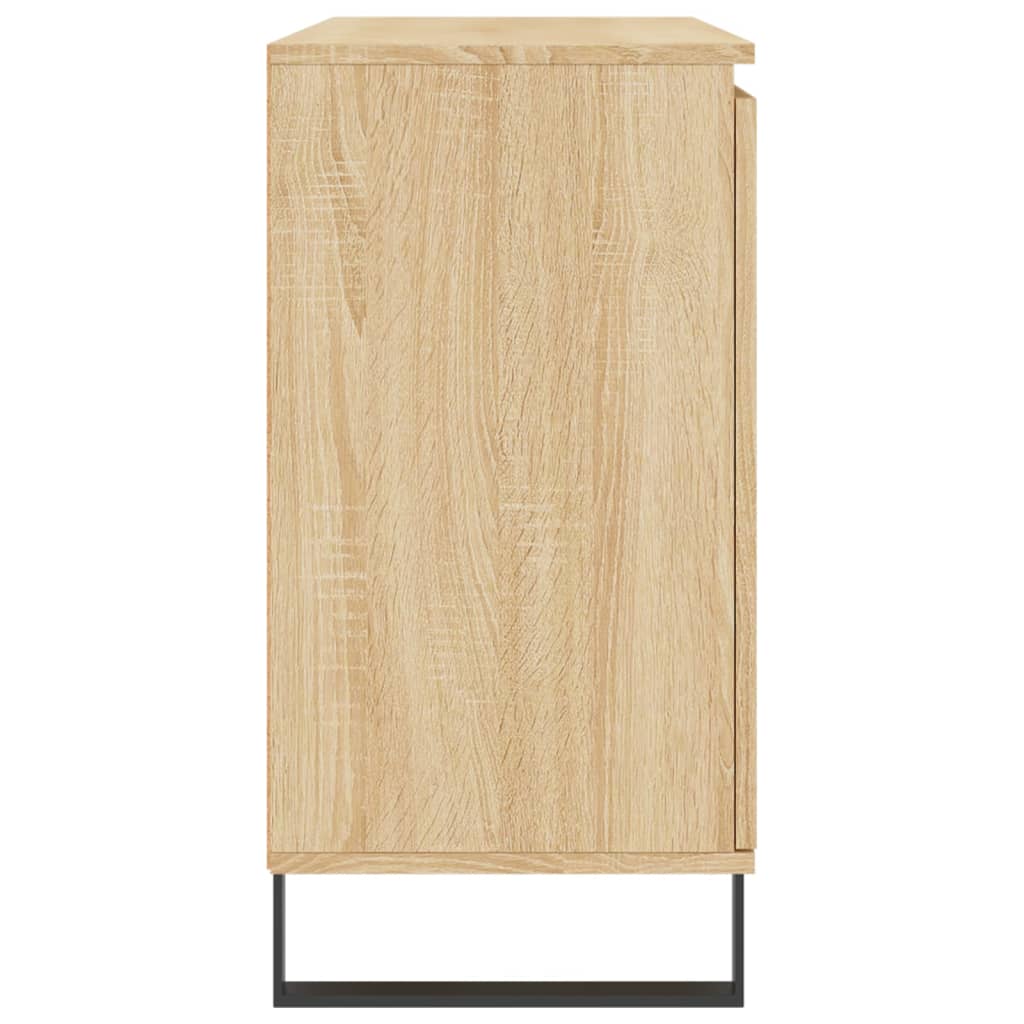 Dressoir 104X35X70 Cm Bewerkt Hout Sonoma Eikenkleurig