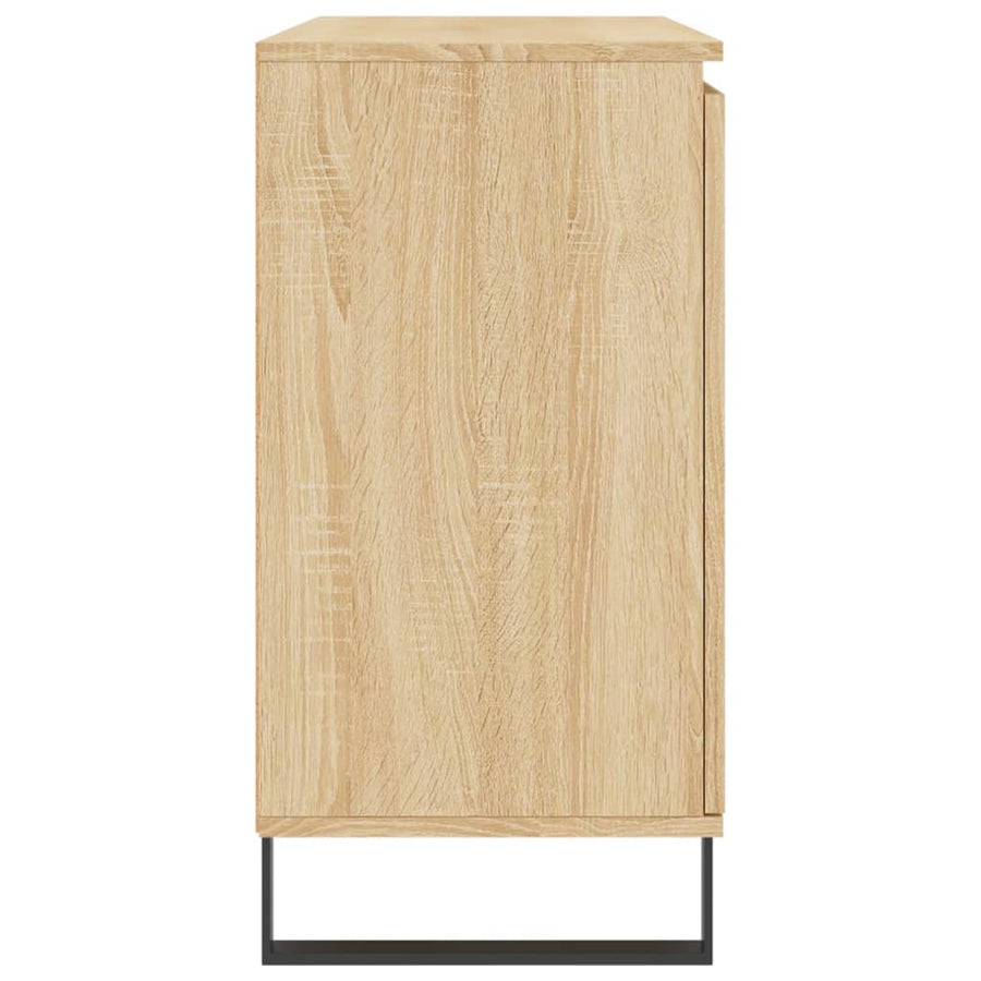 Dressoir 104X35X70 Cm Bewerkt Hout Sonoma Eikenkleurig