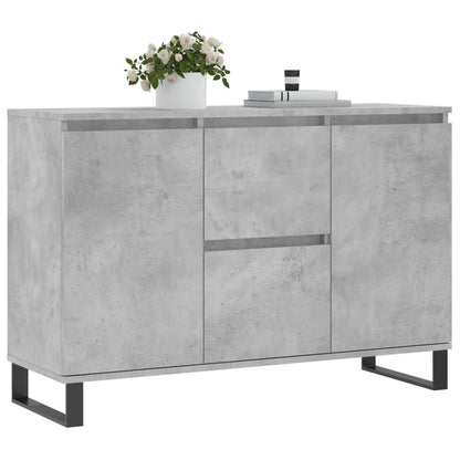 Dressoir 104X35X70 Cm Bewerkt Hout Betongrijs