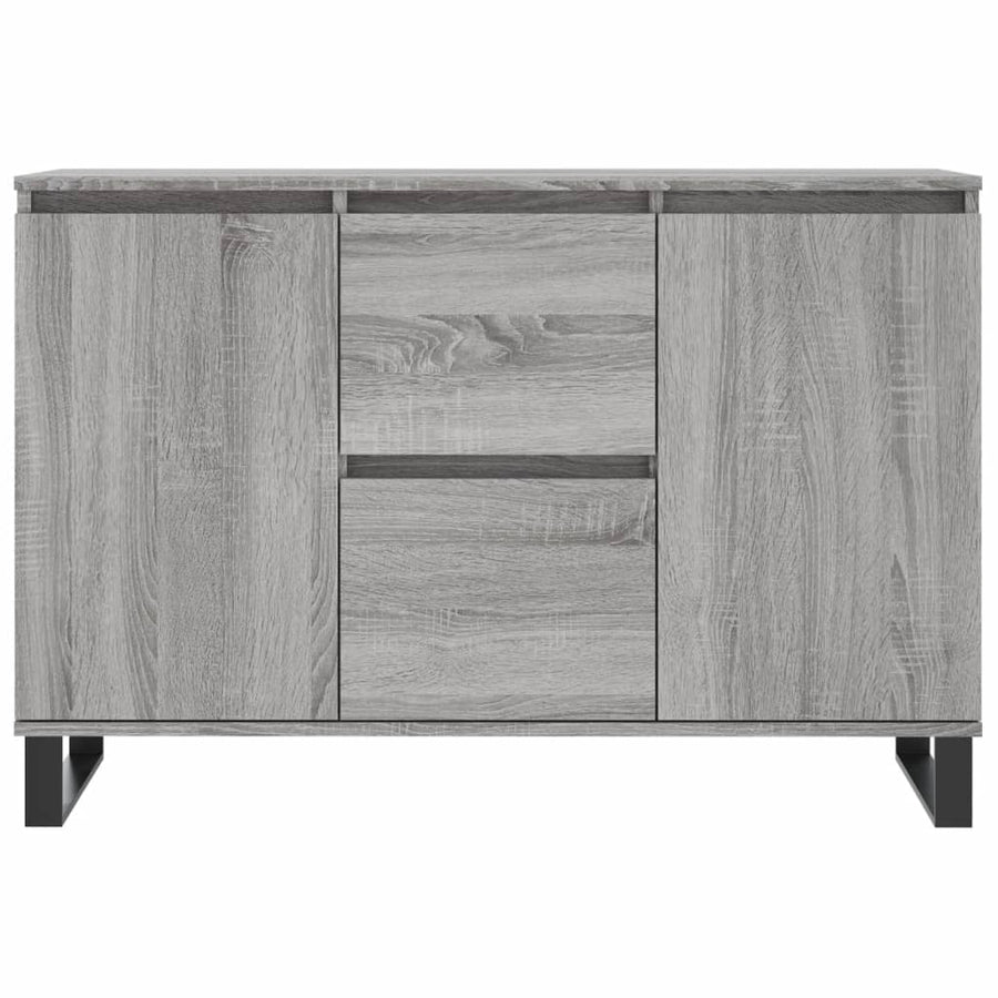 Dressoir 104X35X70 Cm Bewerkt Hout Grijs Sonoma Eikenkleurig