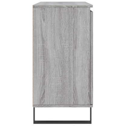 Dressoir 104X35X70 Cm Bewerkt Hout Grijs Sonoma Eikenkleurig