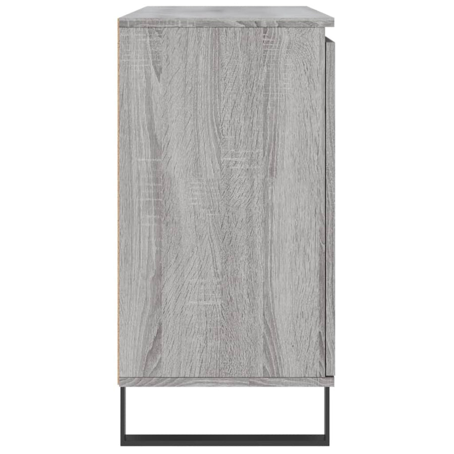 Dressoir 104X35X70 Cm Bewerkt Hout Grijs Sonoma Eikenkleurig