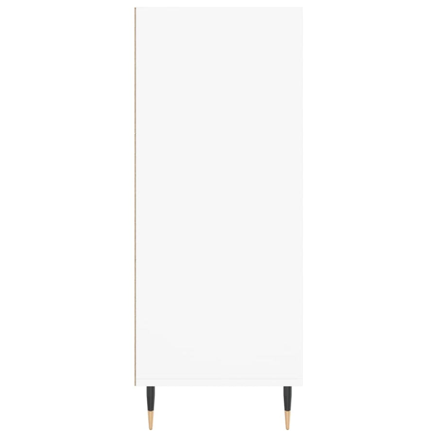 Hoge Kast 57X35X90 Cm Bewerkt Hout Wit