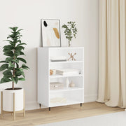 Hoge kast 57x35x90 cm wit bewerkt hout