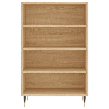 Hoge Kast 57X35X90 Cm Bewerkt Hout Sonoma Eikenkleurig