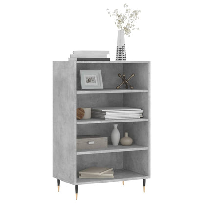 Hoge Kast 57X35X90 Cm Bewerkt Hout Betongrijs