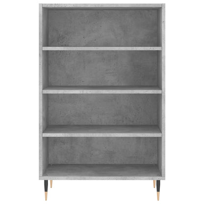 Hoge Kast 57X35X90 Cm Bewerkt Hout Betongrijs