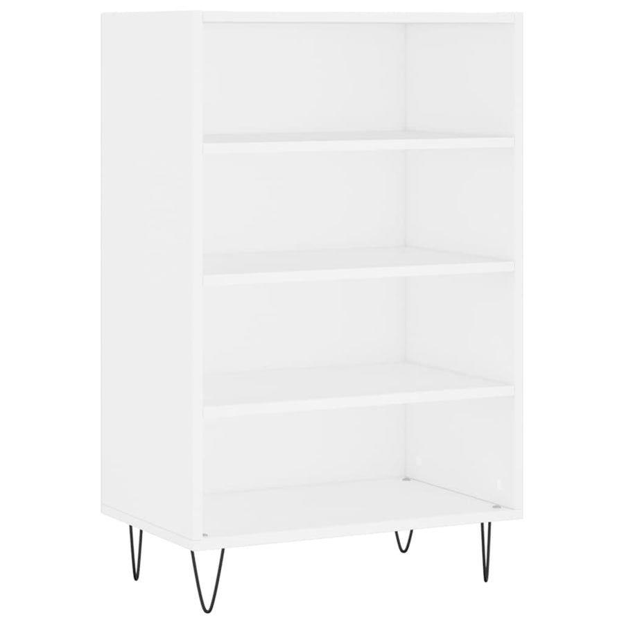 Hoge Kast 57X35X90 Cm Bewerkt Hout Wit
