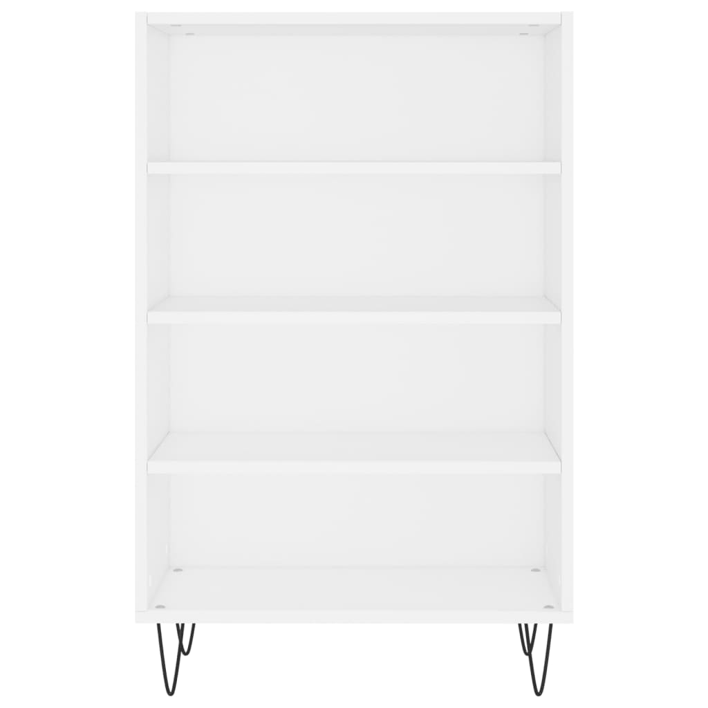 Hoge Kast 57X35X90 Cm Bewerkt Hout Wit