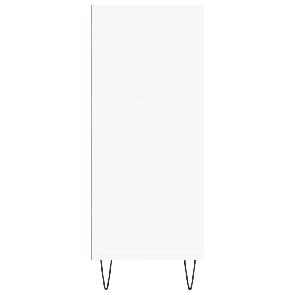 Hoge Kast 57X35X90 Cm Bewerkt Hout Wit