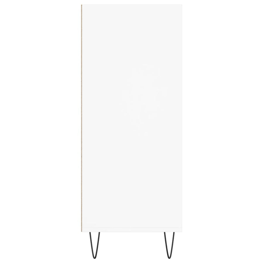 Hoge Kast 57X35X90 Cm Bewerkt Hout Wit