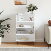 Tall cabinet 57x35x90 cm treated wood white