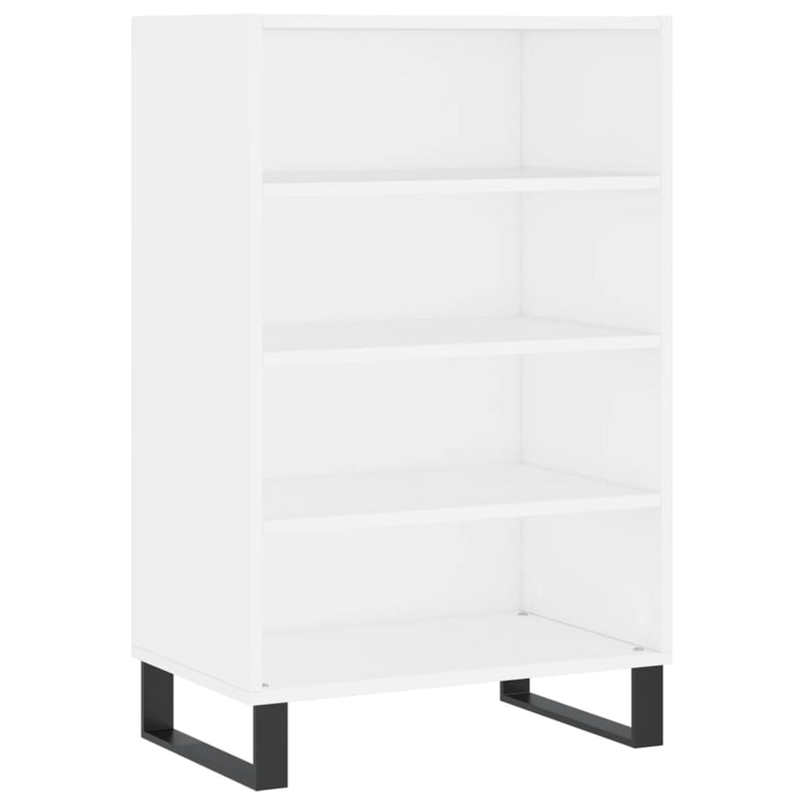 Hoge Kast 57X35X90 Cm Bewerkt Hout Wit