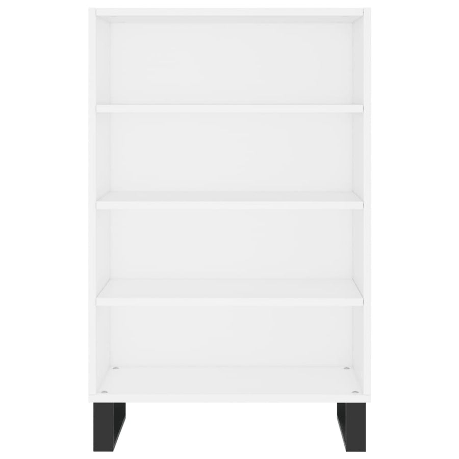 Hoge Kast 57X35X90 Cm Bewerkt Hout Wit