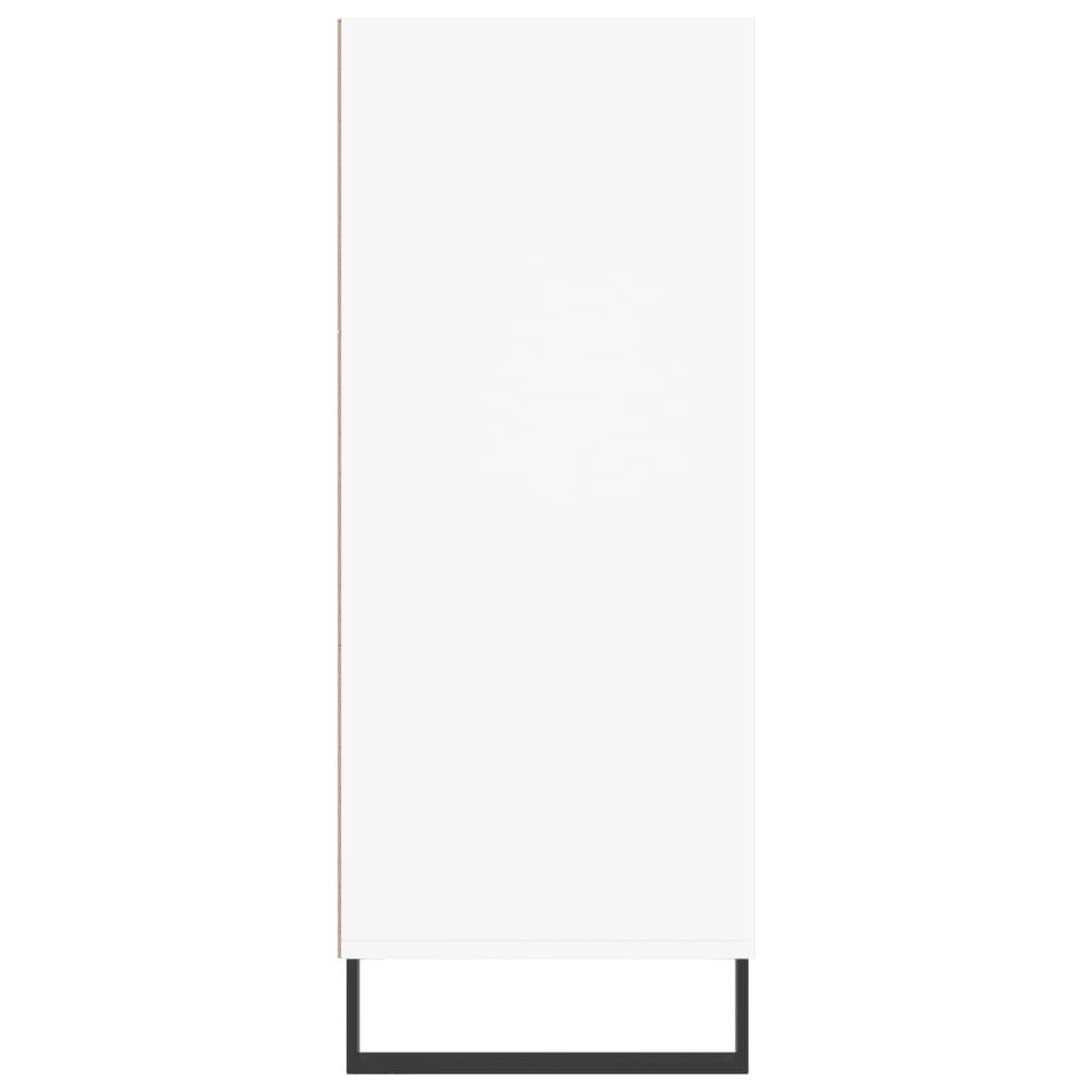 Hoge Kast 57X35X90 Cm Bewerkt Hout Wit