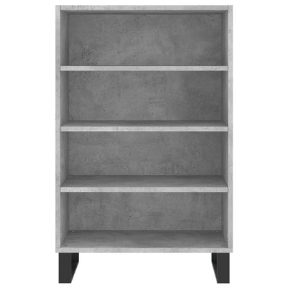 Hoge Kast 57X35X90 Cm Bewerkt Hout Betongrijs