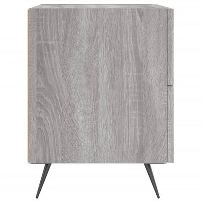 Nachtkastjes 2 St 40X35X47,5 Cm Bewerkt Hout Grijs Sonoma Eiken