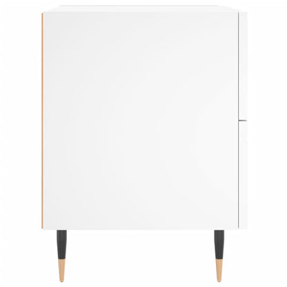 Nachtkastjes 2 st 40x35x47,5 cm bewerkt hout wit