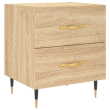 Nachtkastje 40X35X47,5 Cm Bewerkt Hout Kleurig 1 Sonoma eiken