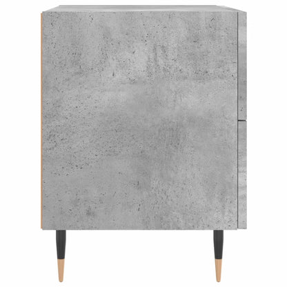 Nachtkastje 40X35X47,5 Cm Bewerkt Hout 1 Betongrijs