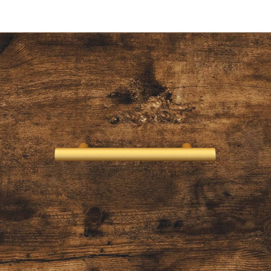 Nachtkastjes 2 St 40X35X47,5 Cm Bewerkt Hout Gerookt Eikenkleur