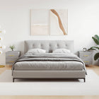 Nachtkastjes 2 st 40x35x47,5 cm grijs sonoma eiken
