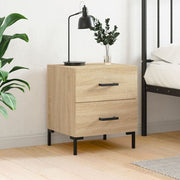 Nachtkastje 40x35x47,5 cm bewerkt hout sonoma eiken