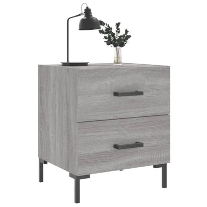 Nachtkastjes 2 St 40X35X47,5 Cm Bewerkt Hout Grijs Sonoma Eiken