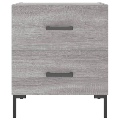 Nachtkastjes 2 St 40X35X47,5 Cm Bewerkt Hout Grijs Sonoma Eiken