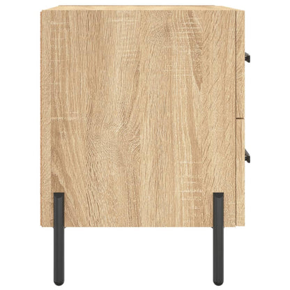 Nachtkastje 40X35X47,5 Cm Bewerkt Hout Kleurig 1 Sonoma eiken