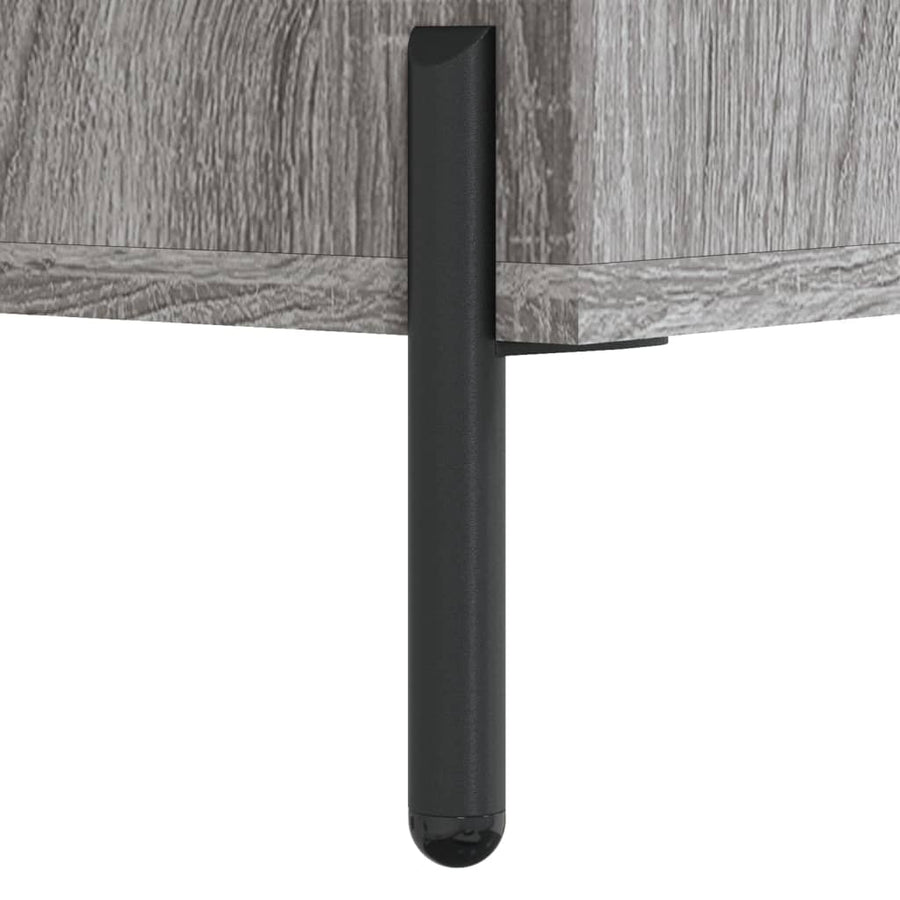 Nachtkastjes 2 St 40X35X47,5 Cm Bewerkt Hout Grijs Sonoma Eiken