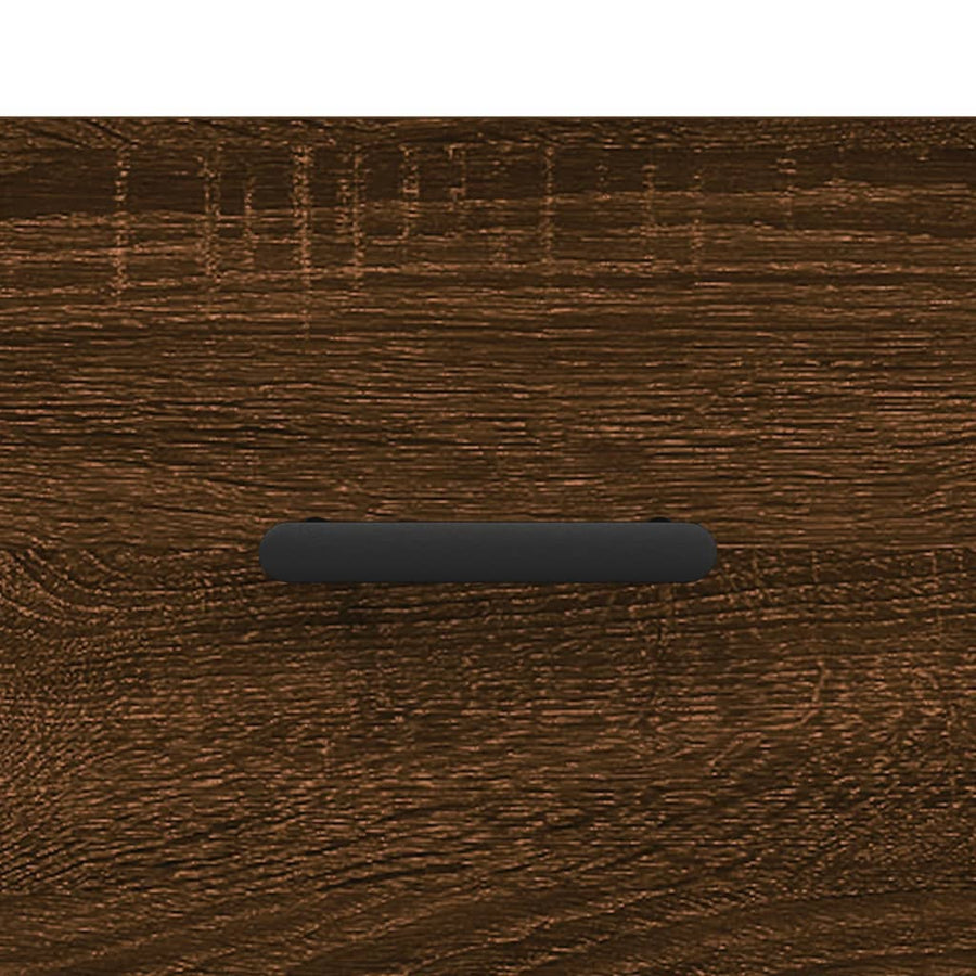 Nachtkastjes 2 St 40X35X47,5 Cm Bewerkt Hout Bruin Eikenkleur