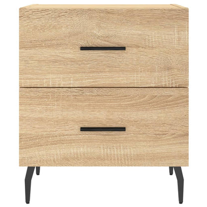 Nachtkastje 40X35X47,5 Cm Bewerkt Hout Kleurig 1 Sonoma eiken