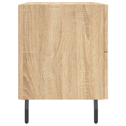 Nachtkastje 40X35X47,5 Cm Bewerkt Hout Kleurig 1 Sonoma eiken