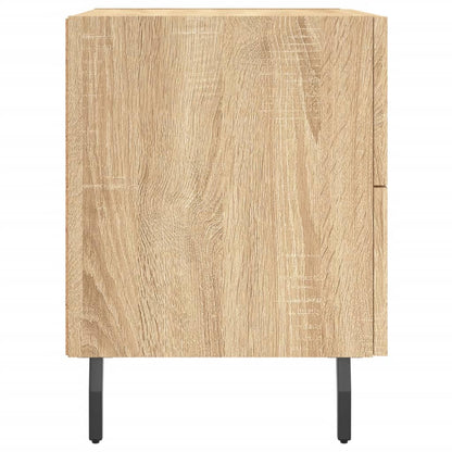 Nachtkastjes 2 St 40X35X47,5 Cm Bewerkt Hout Sonoma Eikenkleur