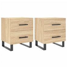 Nachtkastjes 40X35X47,5 Cm Bewerkt Hout Kleur 2 Sonoma eiken