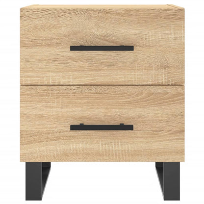 Nachtkastjes 40X35X47,5 Cm Bewerkt Hout Kleur 2 Sonoma eiken